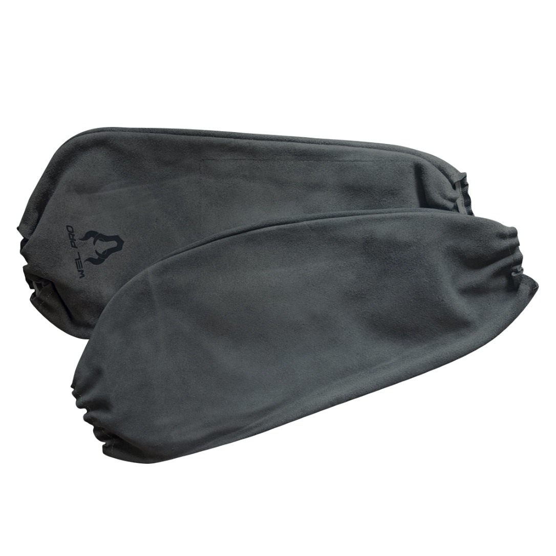 Manicotto In Pelle Scamosciata 40 Cm Wel Pro | Certificato EN ISO 11611 - Foto 10